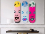 Marilyn Monroe Like Andy Wharol - Skate Art Limited edition