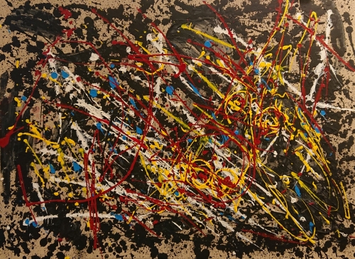 andre m. groes - CHEVAUX SAUVAGES , par ,,POLLOCK