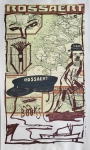 Pierre Alechinsky - Lot de 4 affiches d'exposition Alechinsky/ Appel