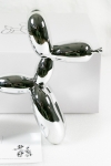 Jeff  Koons (after) - Balloon dog (silver).