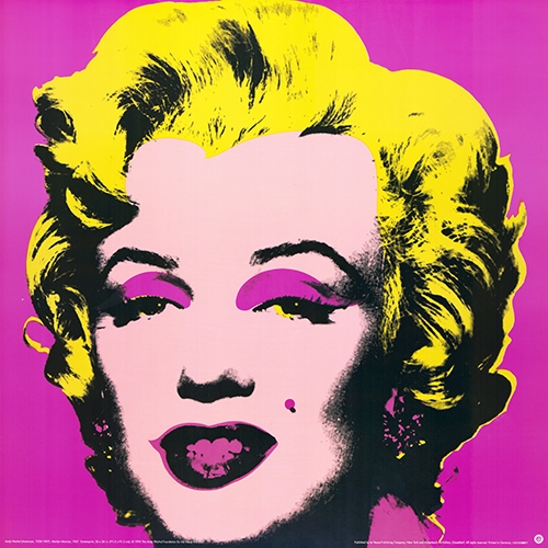 (After) Andy Warhol - MARILYN MONROE  (pink)