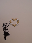 Banksy  - Girl With Heart Shaped Float