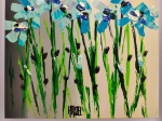 Ad Van Hassel - Ad van Hassel met blauwe bloemen