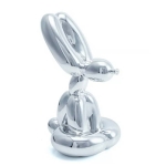 Jeff  Koons (after) - Jeff Koons - Sitting Rabbit Silver