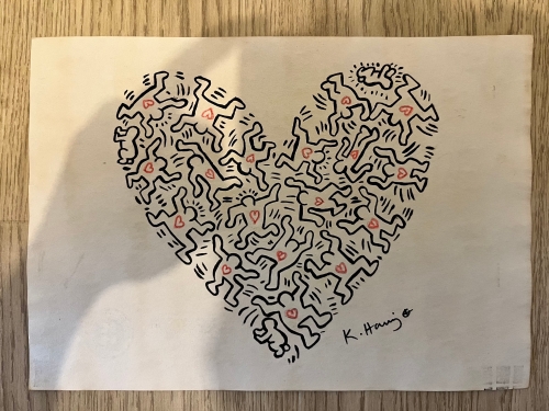 Keith Haring  - Keith Haring - Drawing (Untitled Heart)