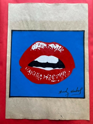 Andy Warhol - Andy Warhol - dessin sur papier ancien