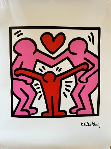 Keith Haring  - Keith Haring - Untitled (Pink)