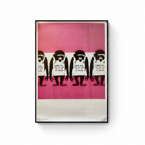 Banksy  - Banksy - Moco Museum (Monkey Pink)