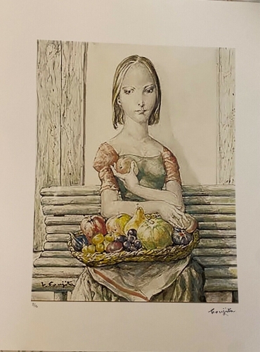 FOUJITA  - Foujita - Panier de fruits