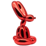 Jeff  Koons (after) - Jeff Koons - Zittend konijn rood