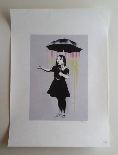 Banksy (after)  - Umbrella Girl