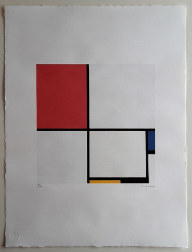 naar piet  Mondriaan  - Composition no. III