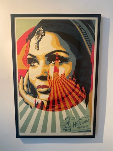 Shepard Fairey - Welcome visitors