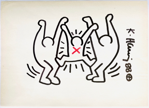 Keith Haring  - zonder titel