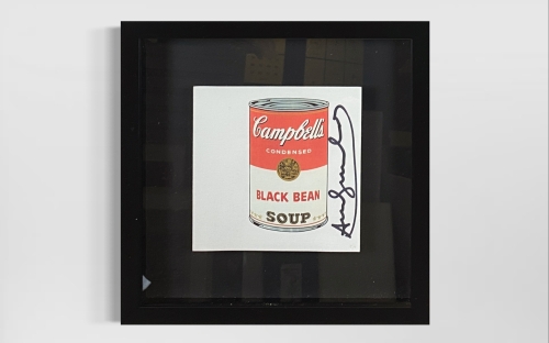 Andy Warhol - Invitation de Campbell - signe