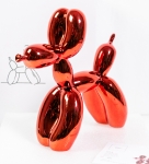 Jeff  Koons (after) - chien ballon (Red)