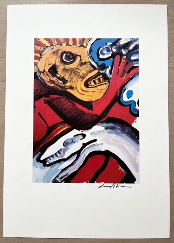 Bengt Lindstrom - Signed poster