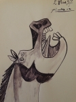 attributed, ink drawing, horse