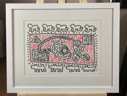 Keith Haring  - Originele Tekening 1984