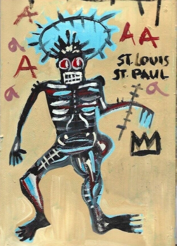 Jean Michel Basquiat  - Dernire. Louis