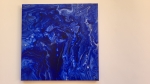 Abstraction blue