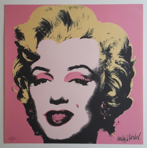 (After) Andy Warhol - Marilyn Monroe (roze)