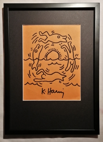 Keith Haring  - Keith Haring originele tekening