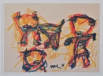 Karel Appel (After) - Drie figuren