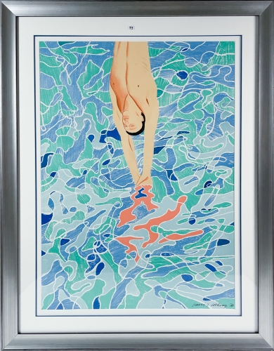 David Hockney - Le plongeur