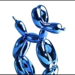 Jeff Koons - Ballonhond blauw - Editions Studio