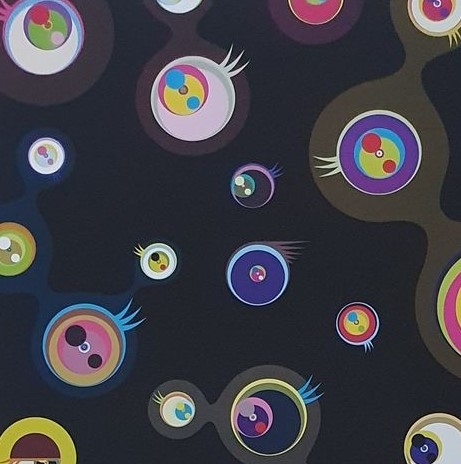 Takashi Murakami - Jellyfish Eyes Black