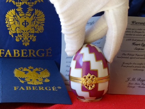 House of Faberge  - Keizerlijk ei - goud 24