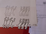 Keith Haring  - Drawing, hand made