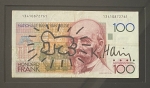 Keith Haring  - Originele tekening op 100 BEF