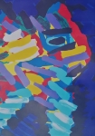 Karel Appel - Abstracte compositie