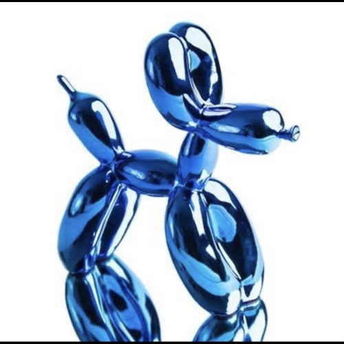 Jeff  Koons (after) - Jeff Koons - Ballonhond blauw - Editions Studio