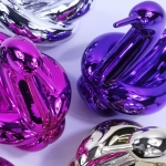 Jeff  Koons (after) - Ballonzwaan met doos en COA, Editions Studio.