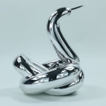 Jeff  Koons (after) - Balloon Swan with Box and COA, Editions Studio.