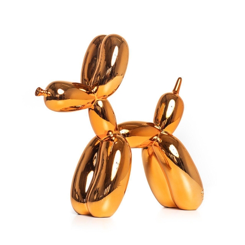 Jeff  Koons (after) - Jeff Koons - Chien Ballon Orange - Editions Studio