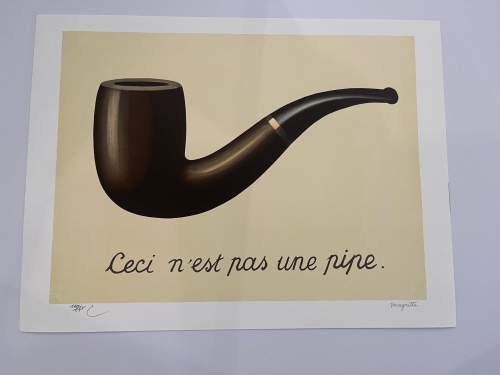 Rene Magritte - This is not a pipe
