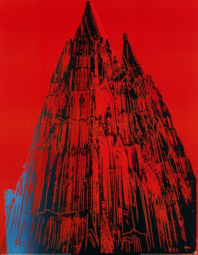 (After) Andy Warhol - CATHDRALE DE COLOGNE (rouge)