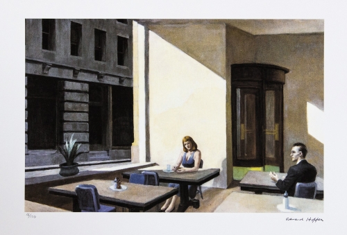 Edward Hopper - Sunlights In Cafeteria