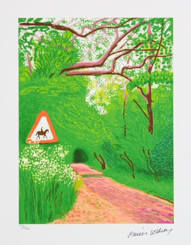 David Hockney - De komst van de lente in Woldgate