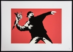 Banksy (after)  - L'amour est dans l'air