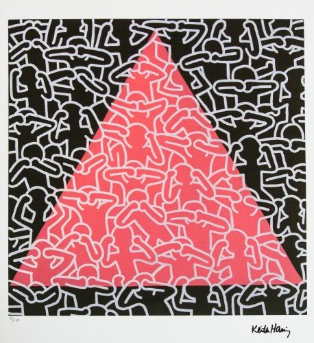 Keith Haring  - Silence Equals Death