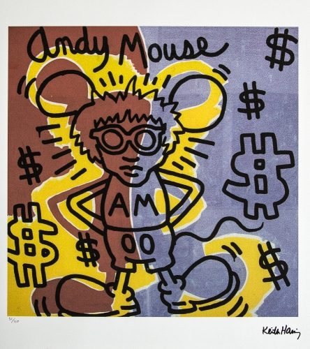 Keith Haring  - Andy Mouse
