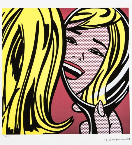 Roy Lichtenstein - Girl In Mirror