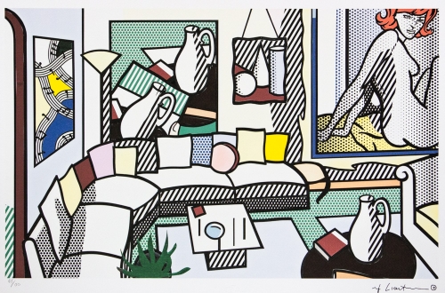 Roy Lichtenstein - Interior, Perfect Pitcher