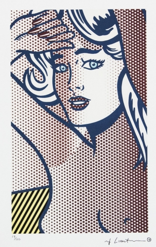 Roy Lichtenstein - Nude With Blue Hair