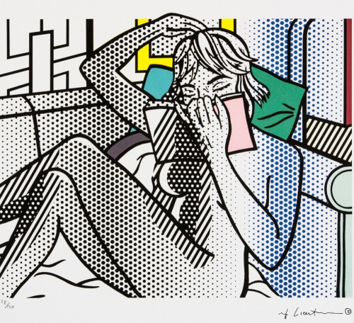 Roy Lichtenstein - Naakt lezen